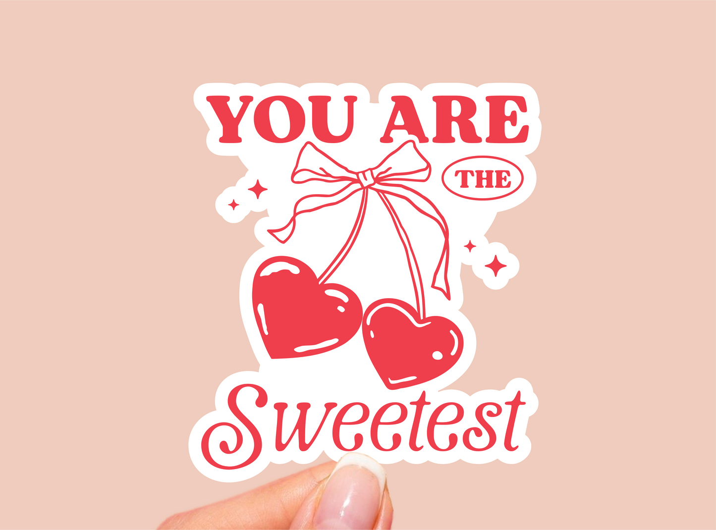 Cherry Vinyl Die Cut Sticker