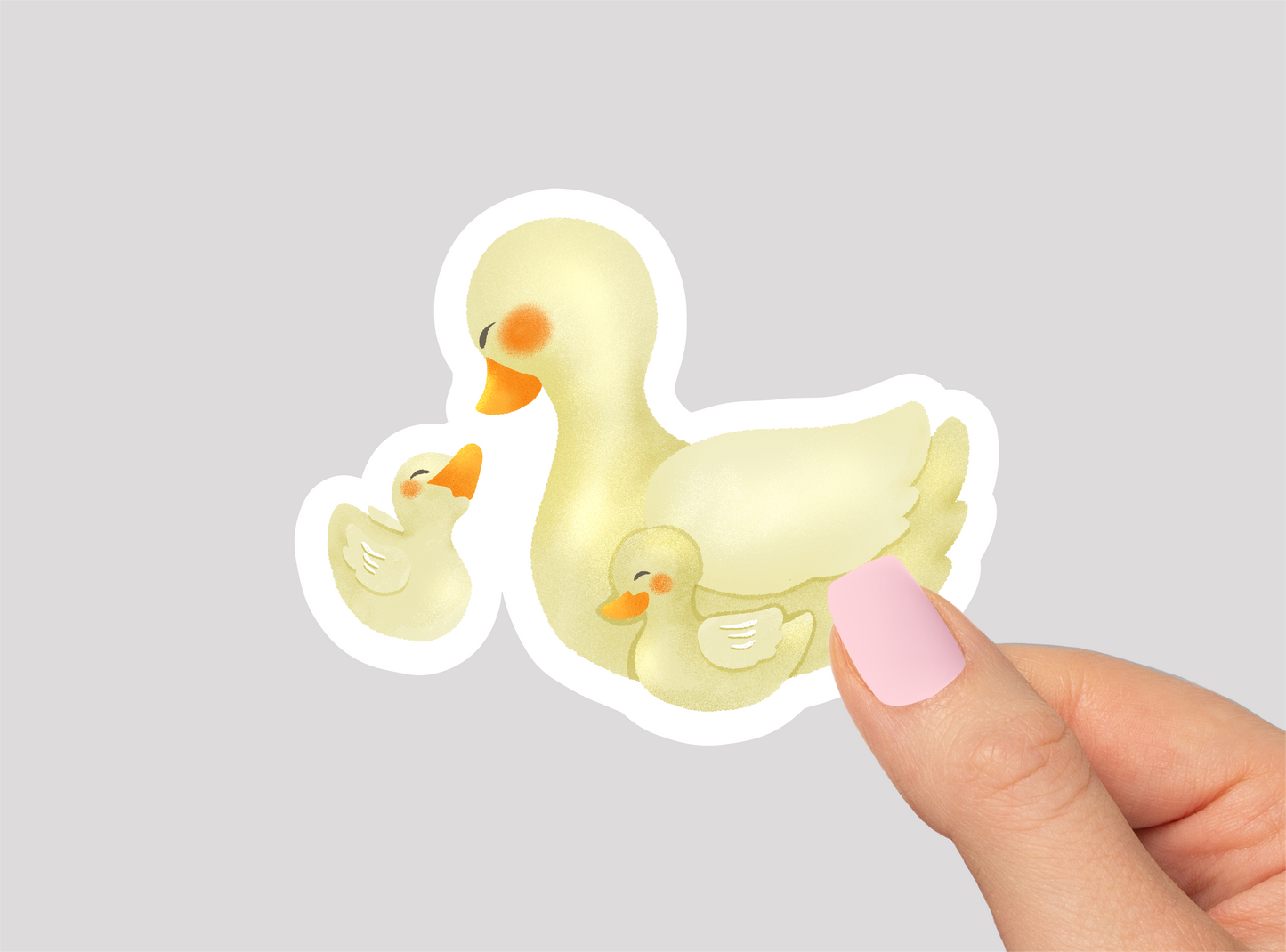 Ducks Vinyl Die Cut Sticker