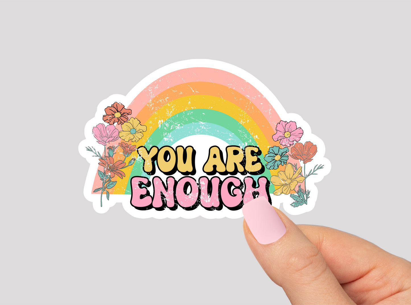 Positive Quote Vinyl Die Cut Sticker