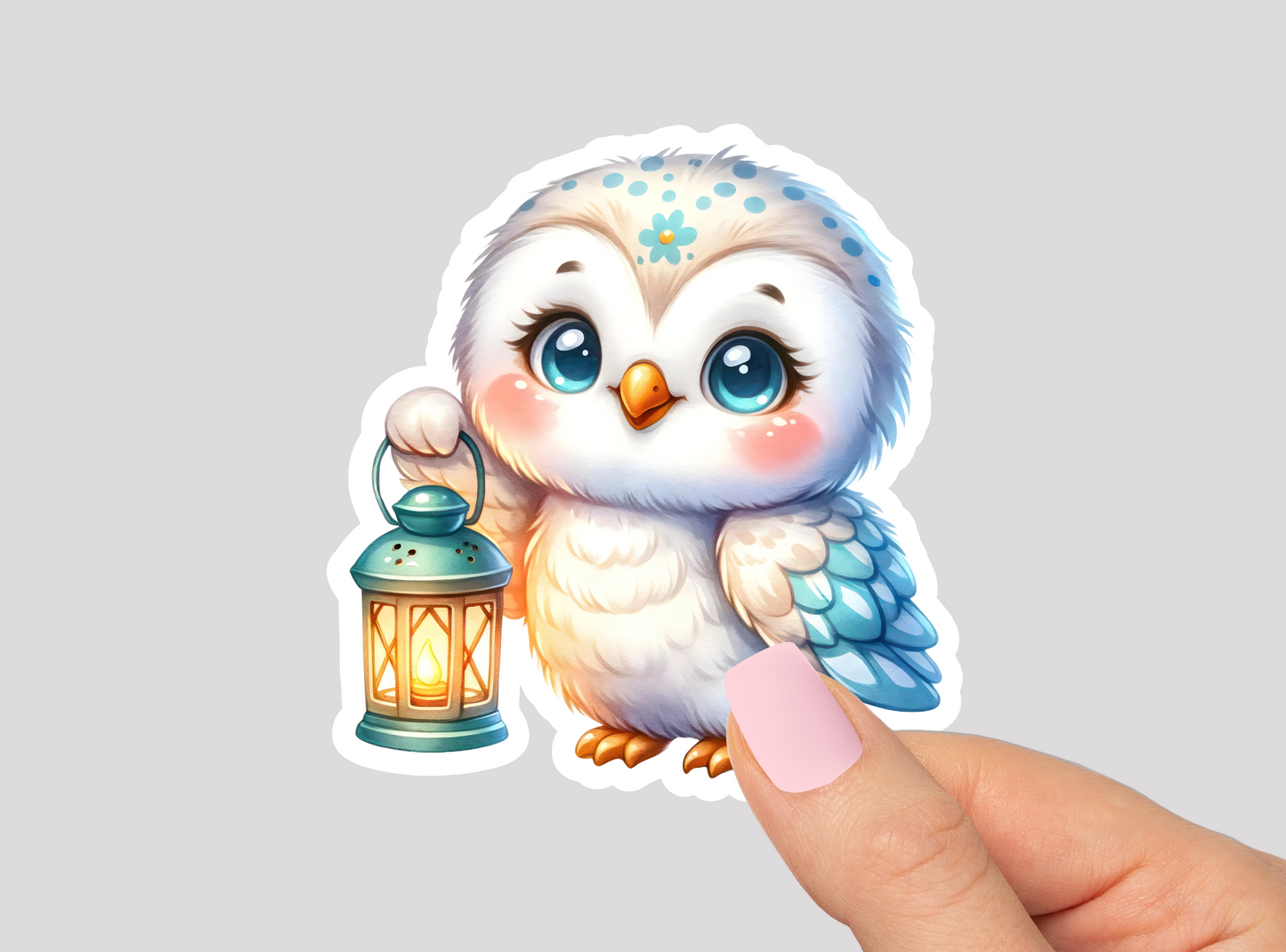 Magical Owl Vinyl Die Cut Sticker