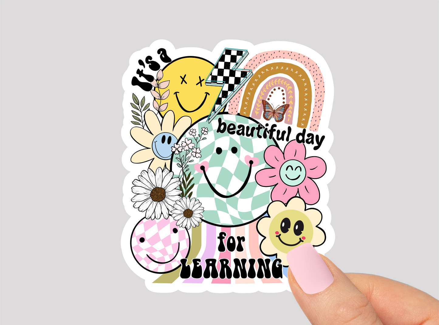 Learning Vinyl Die Cut Sticker