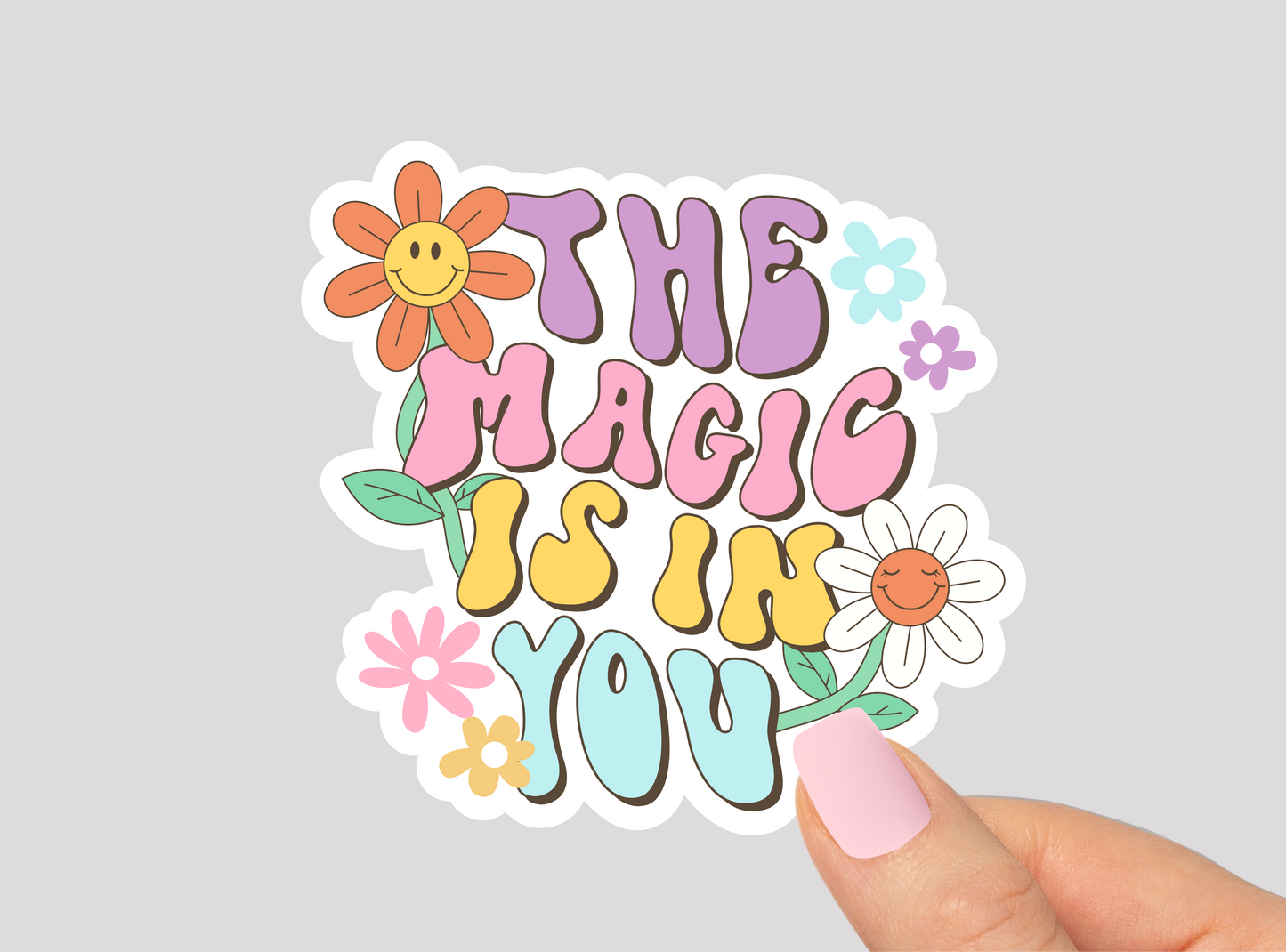 Positive Quote Vinyl Die Cut Sticker