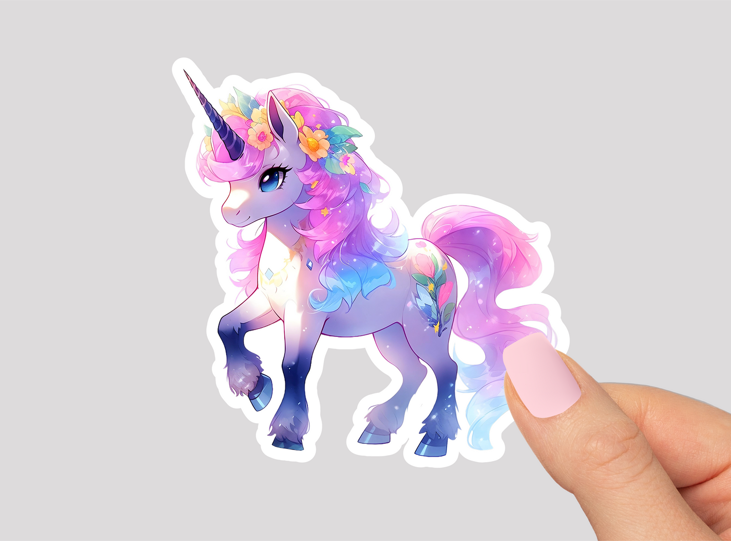 Magical Unicorn Vinyl Die Cut Sticker