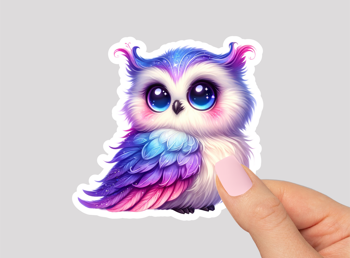 Magical Owl Vinyl Die Cut Sticker