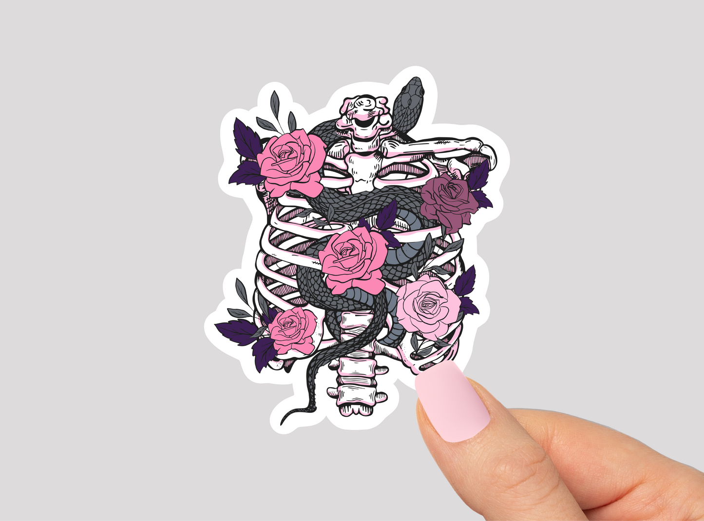 Gothic Vinyl Die Cut Sticker