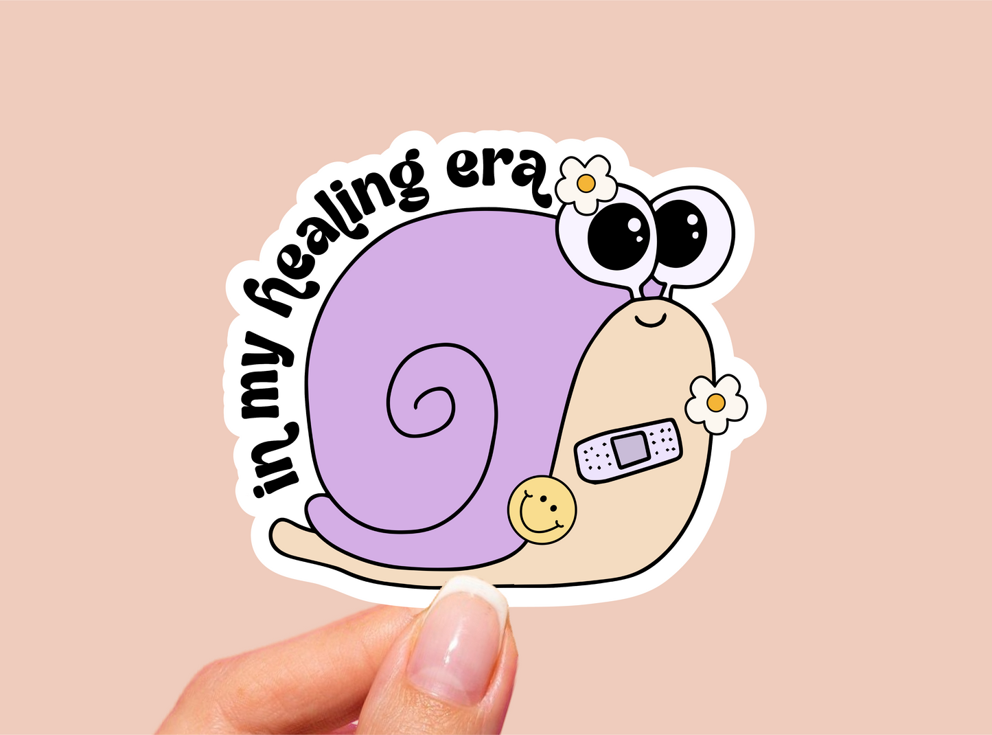 Snail Vinyl Die Cut Sticker