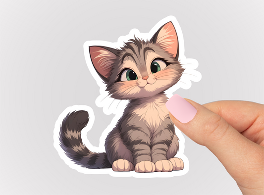 Cat Vinyl Die Cut Sticker