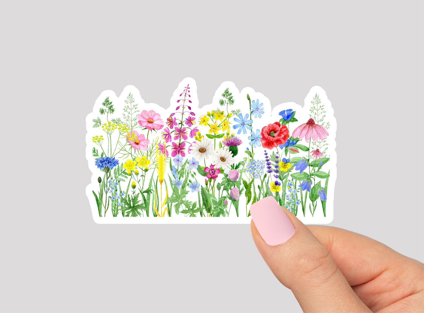 Wildflowers Vinyl Die Cut Sticker