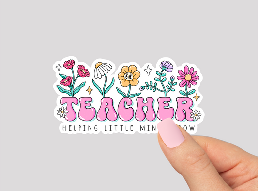 Teacher Vinyl Die Cut Sticker