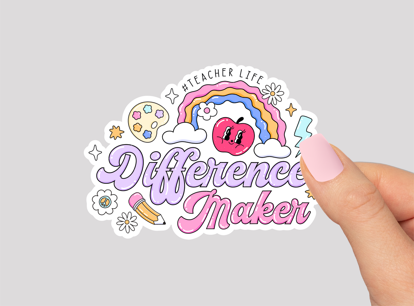 Teacher Vinyl Die Cut Sticker