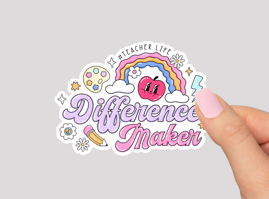 Teacher Vinyl Die Cut Sticker