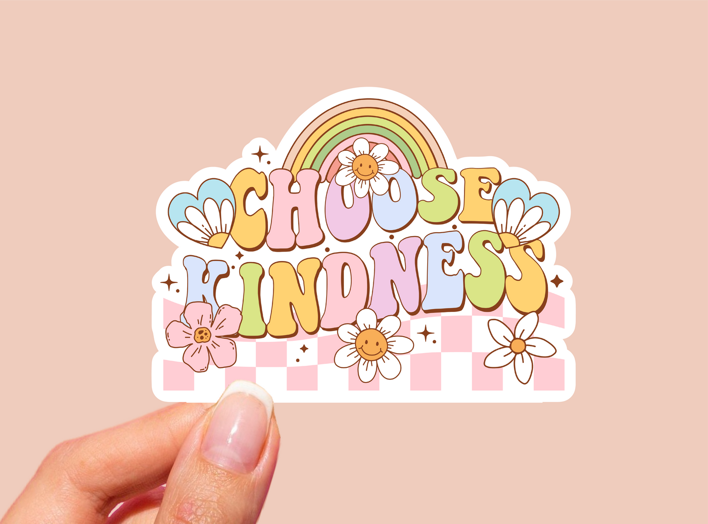 Choose Kindness Vinyl Die Cut Sticker