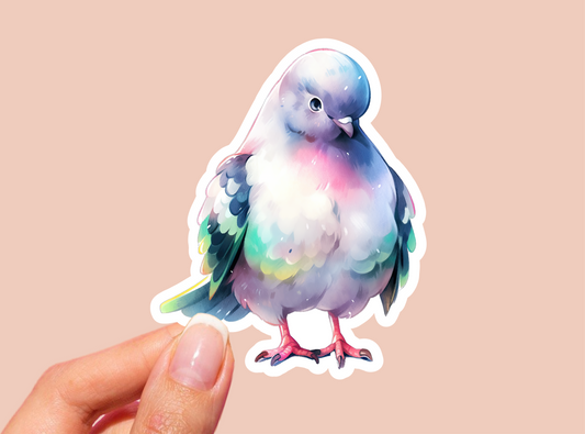 Pigeon Vinyl Die Cut Sticker