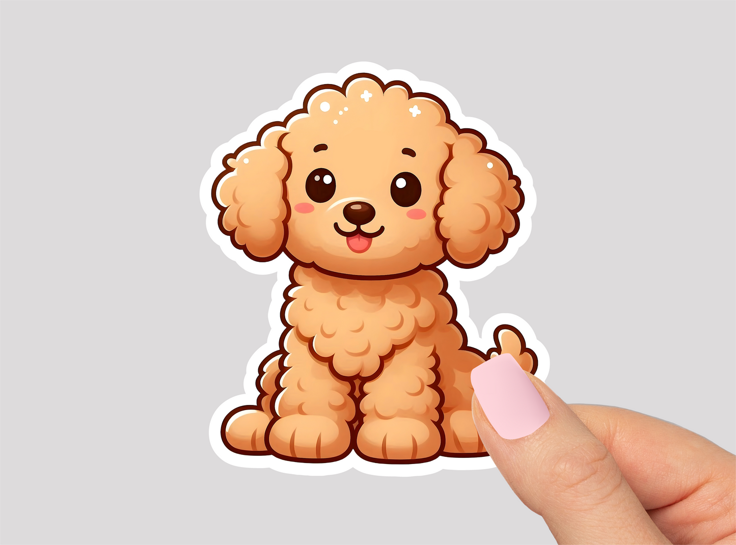 Cute Puppy Vinyl Die Cut Sticker