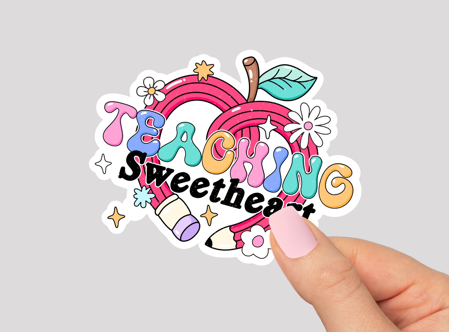 Teaching Sweetheart Vinyl Die Cut Sticker