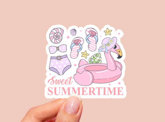 Summer Vinyl Die Cut Sticker