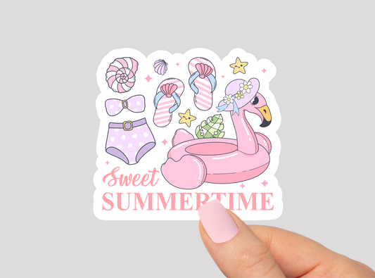 Summer Vinyl Die Cut Sticker