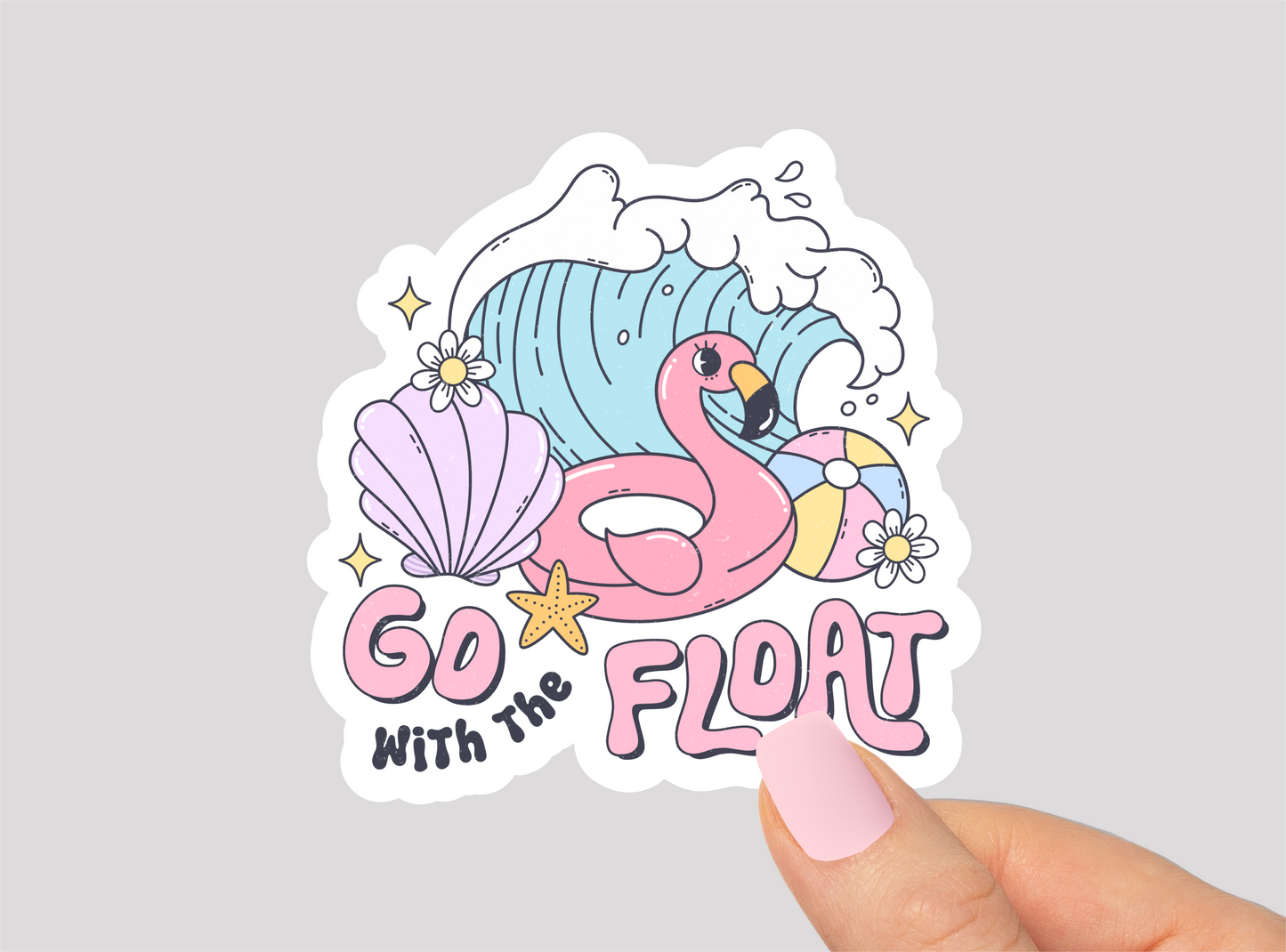 Summer Vinyl Die Cut Sticker