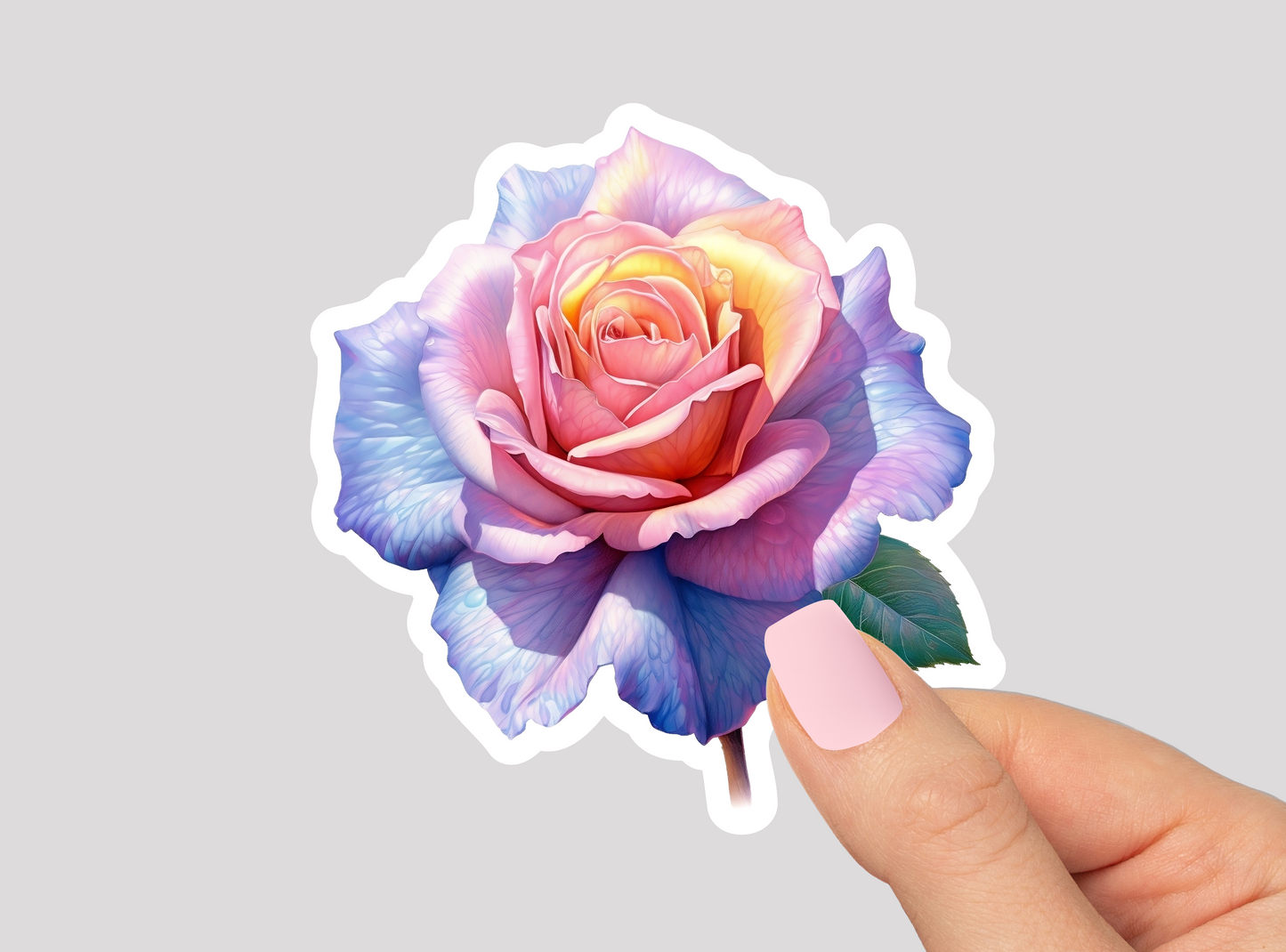 Rose Vinyl Die Cut Sticker