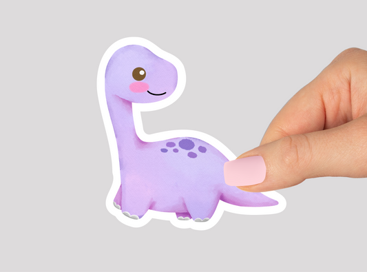 Cute Dinosaur Vinyl Die Cut Sticker