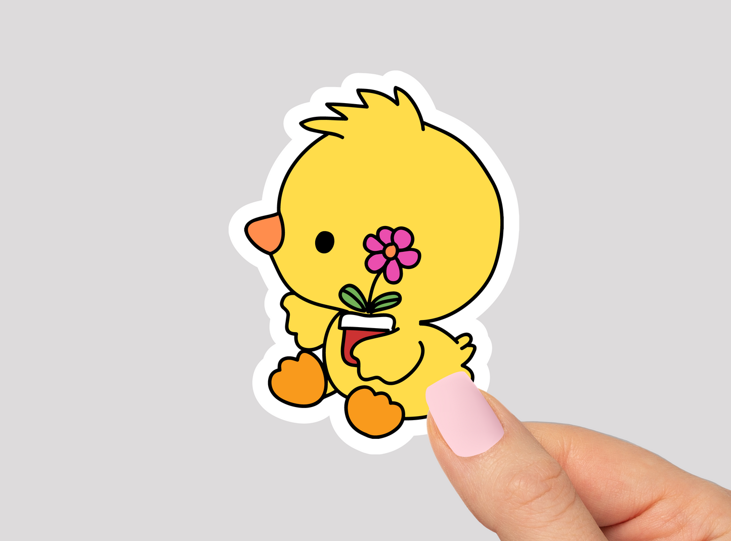 Duckie Vinyl Die Cut Sticker