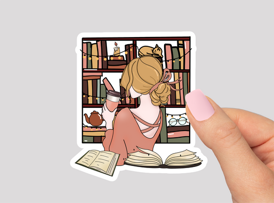 Books Vinyl Die Cut Sticker