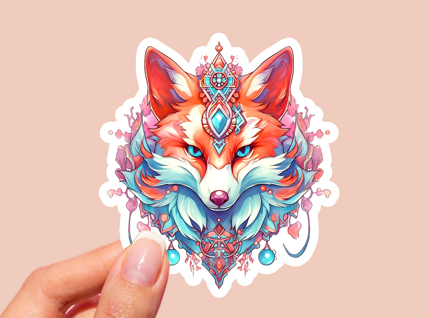 Fox Vinyl Die Cut Sticker