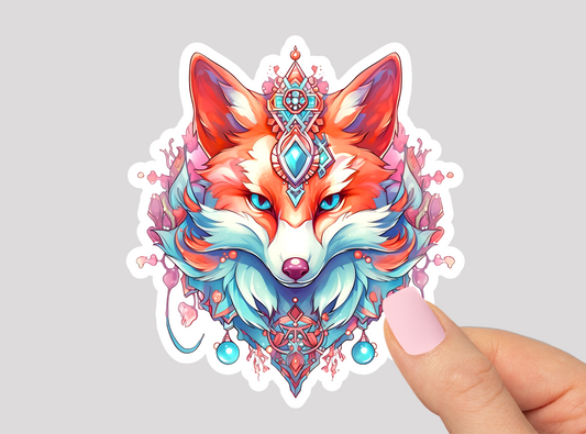 Fox Vinyl Die Cut Sticker