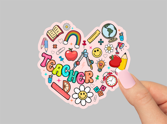 Teacher Vinyl Die Cut Sticker