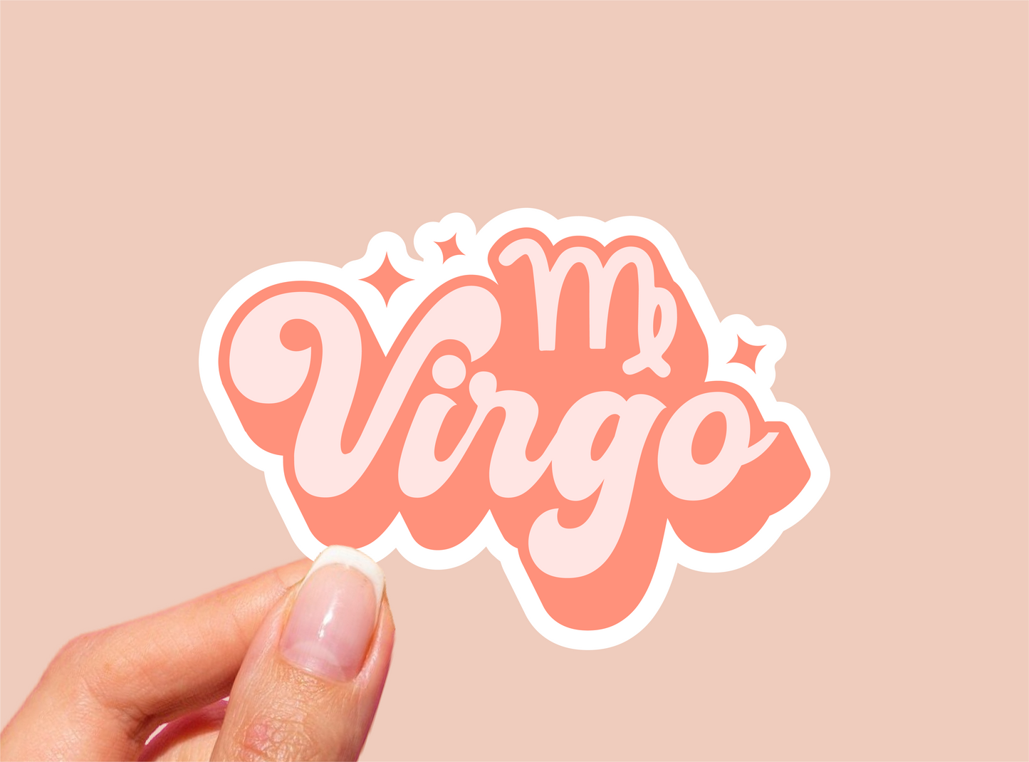 Virgo Zodiac Vinyl Die Cut Sticker