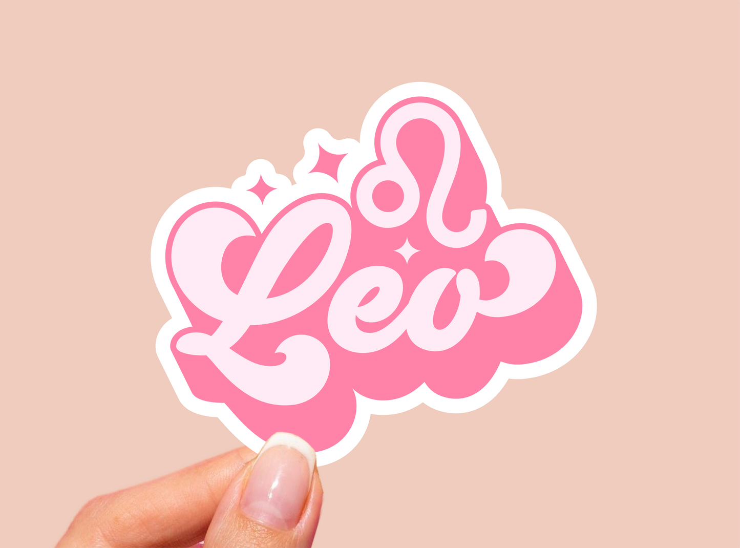 Leo Zodiac Vinyl Die Cut Sticker