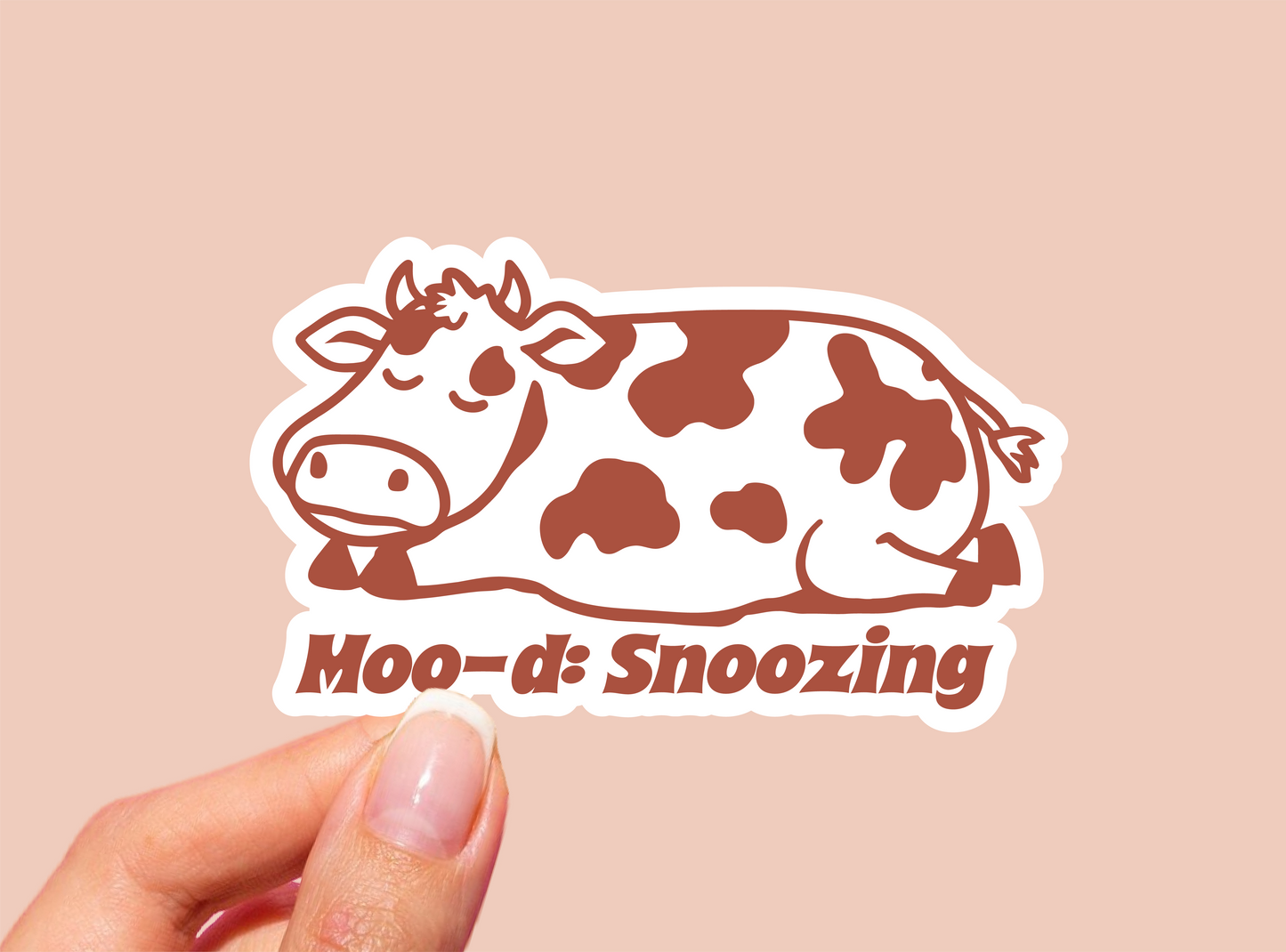 Cow Vinyl Die Cut Sticker