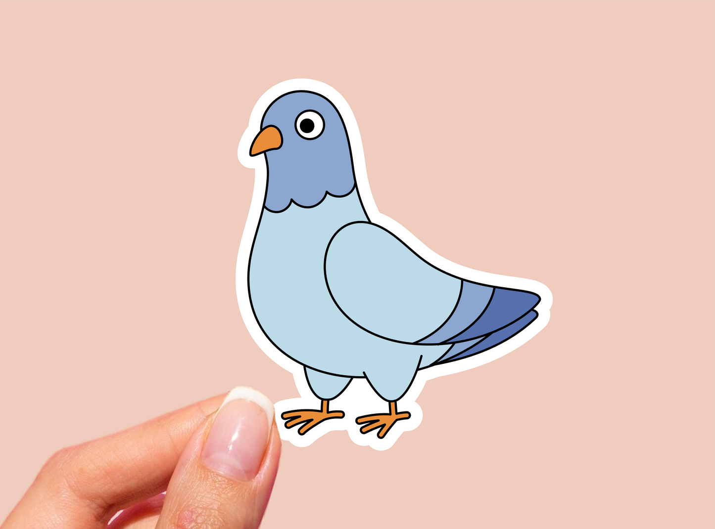 Funny Pigeon Dove Vinyl Die Cut Sticker