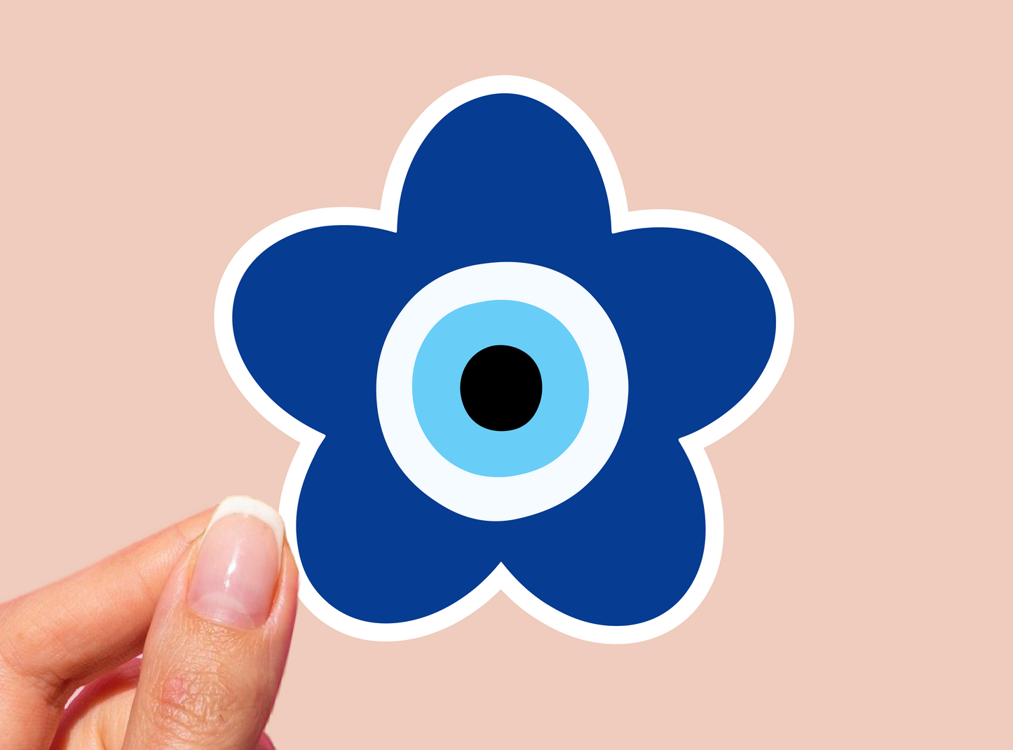 Blue Eye Evil Eye Vinyl Die Cut Sticker