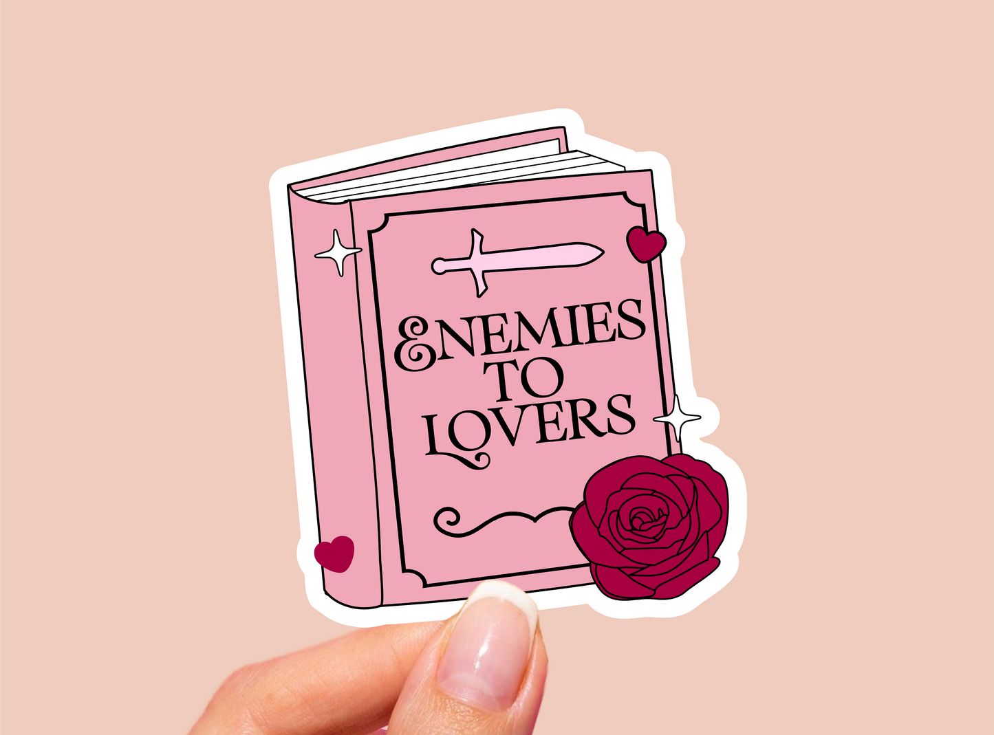 Enemies To Lovers Vinyl Die Cut Sticker