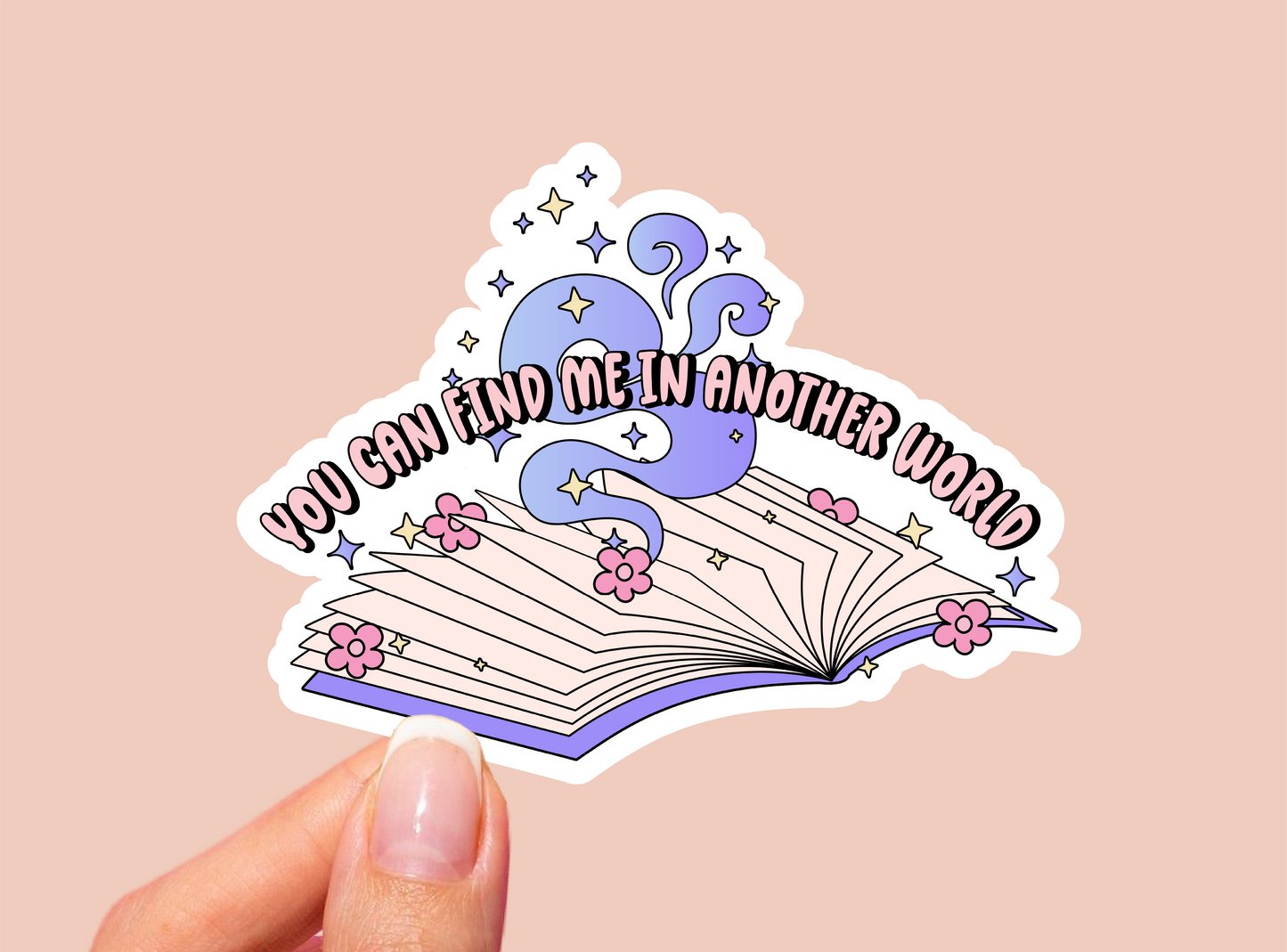 Book Lover Vinyl Die Cut Sticker