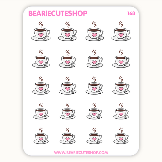 Coffee Cup Planner Stickers