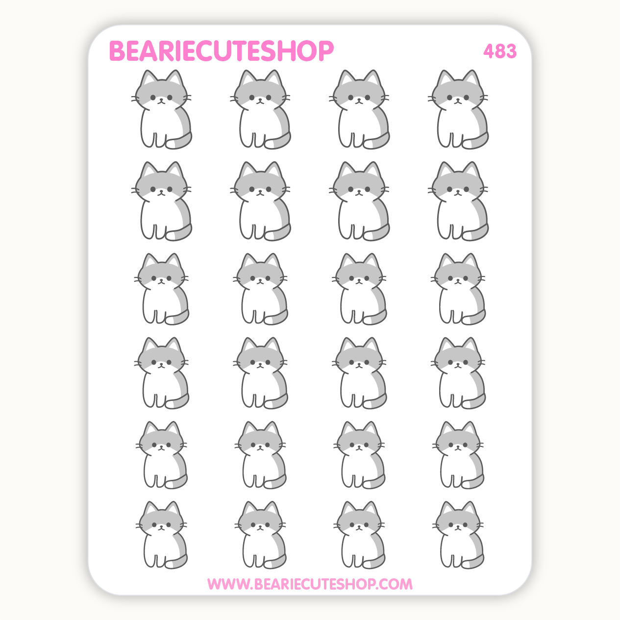 Cat Planner Stickers